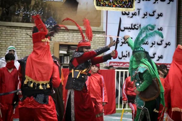 آیین تعزیه‌خوانی واقعه عاشورا در شهر اهرم تنگستان
