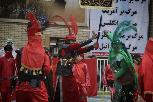 آیین تعزیه‌خوانی واقعه عاشورا در شهر اهرم تنگستان