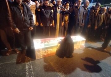 الشتر امشب میزبان مراسم وداع با شهید خلبان محمد امینی‌پور