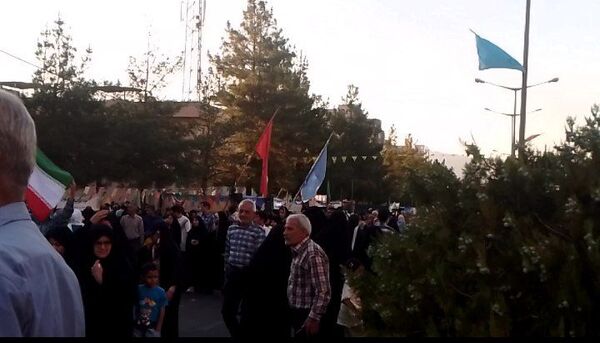 حضور پرشور دانش‌آموزان بیرجندی در اجتماع غدیر