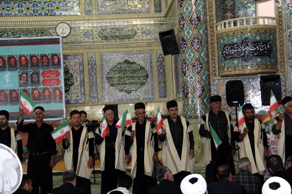 مراسم یادبود شهدای جنگ تحمیلی رژیم صهیونیستی علیه ایران