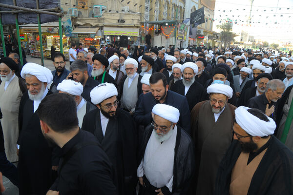 تشییع همسر آیت الله شبیری زنجانی در قم