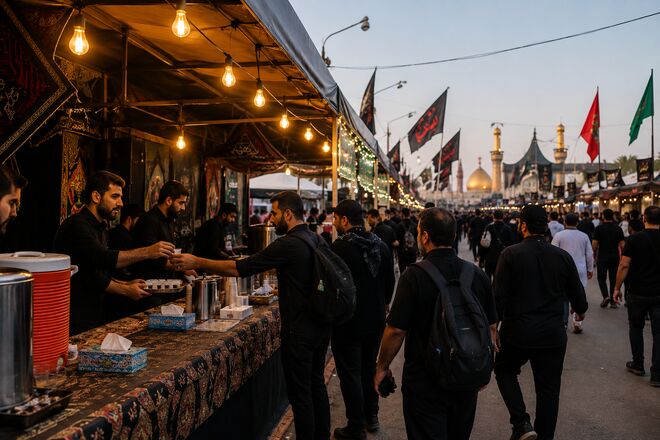 فعالیت ۹۸ موکب آموزش و پرورش در مسیر راهپیمایی اربعین/ بهره‌گیری از ظرفیت تربیتی و فرهنگی اربعین برای پیوند دانش‌آموزان با قرآن و عترت