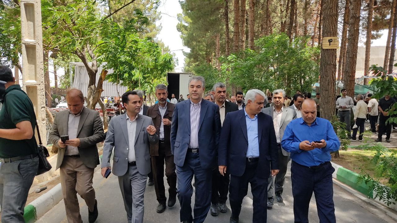 افتتاحیه نمایشگاه جشنواره بزرگ تاک پلو در شهرستان خلیل آباد 