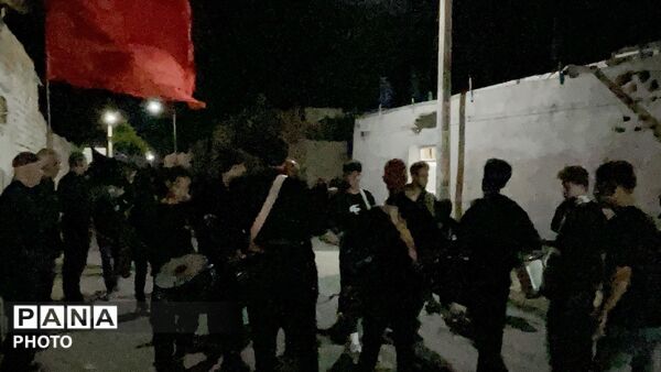 حضور مسئولین کاشمر در هیأت ابوالفضلی روستای قوژد