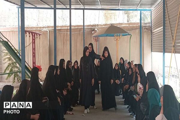 آموزش صف جمع وگارد پرچم در کرمان