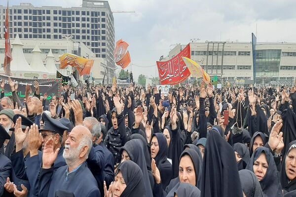 تشیع پیکر شهید مجید شخصی در مشهد