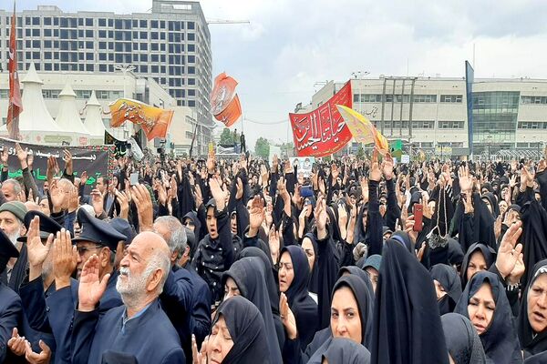 تشیع پیکر شهید مجید شخصی در مشهد