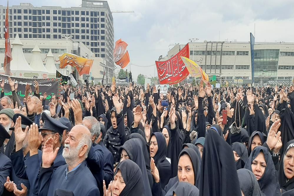 تشیع پیکر شهید مجید شخصی در مشهد