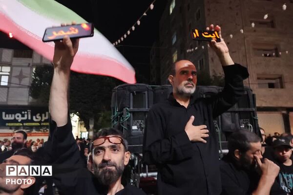 تجمع مردمی شهر صباشهر همزمان با مراسم شام غریبان  