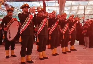 حال و هوای گلزار شهدای قم در روز جمهوری اسلامی