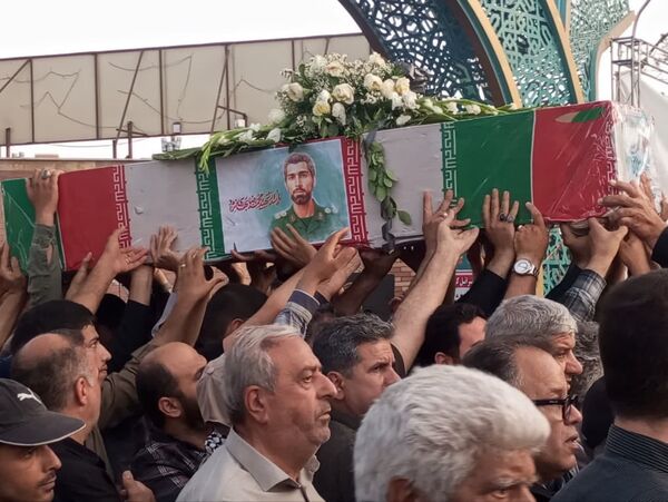 تشییع باشکوه پیکر شهید مبارزه با اسرائیل جنایتکار