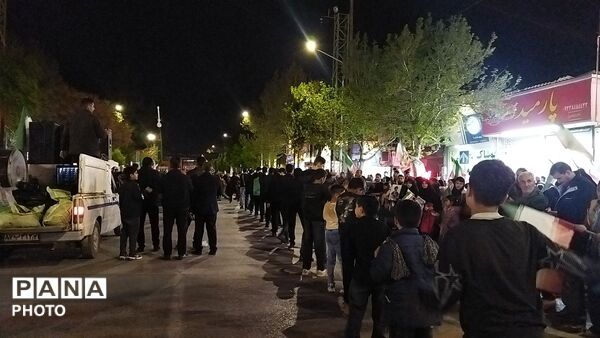 گذری بر هیئت های عزاداری در چهل و یکمین شب از اجتماعات مردمی نیشابور