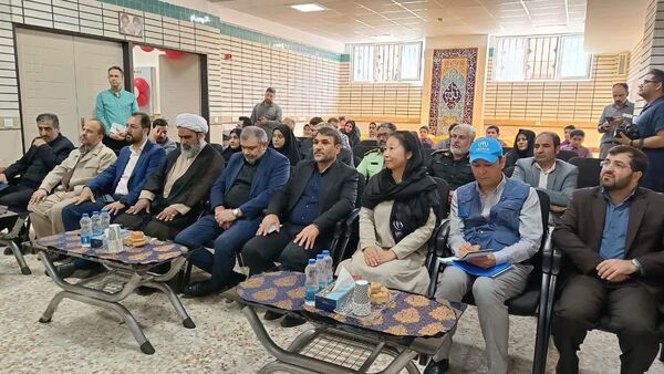 آیین افتتاح مدرسه ۱۴ کلاسه شهید جمهور ابراهیم رئیسی در شهرستان ملارد
