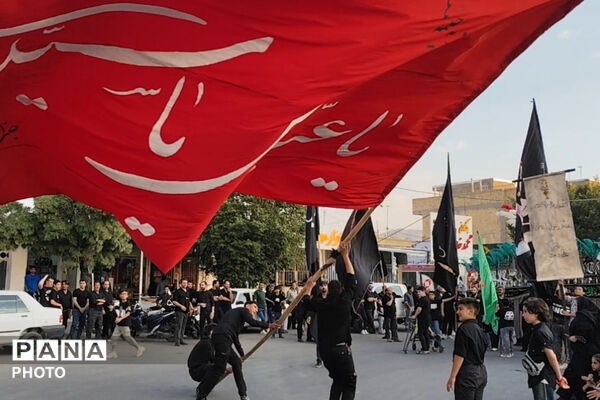 سوگ و ارادت عزاداران حسینی در شهر صغاد