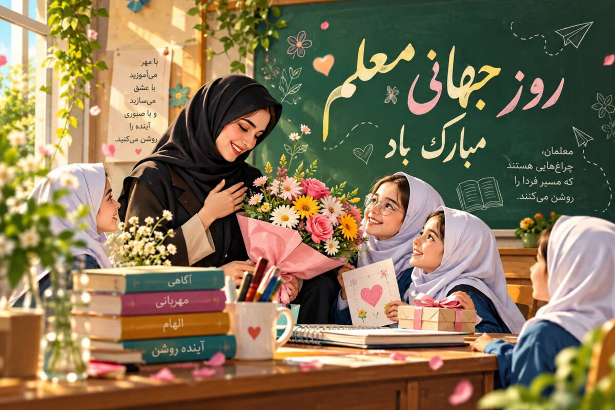 معلم؛ ترسیم‌گر آینده بر بوم امروز