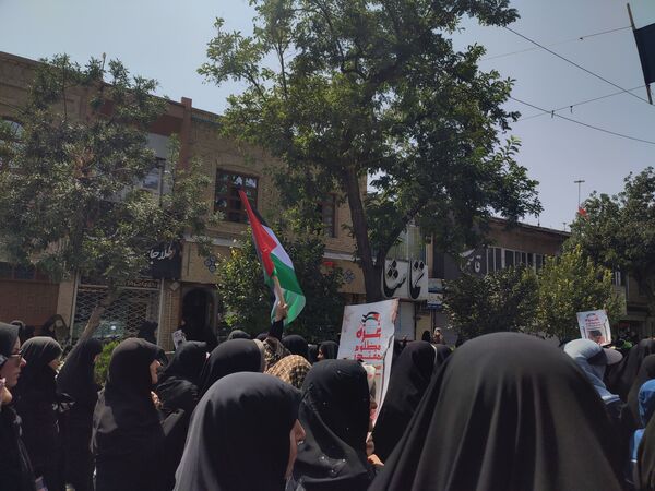 راهپیمایی مردم ولایت‌مدار نیشابور در پی ترور شهید اسماعیل هنیه 