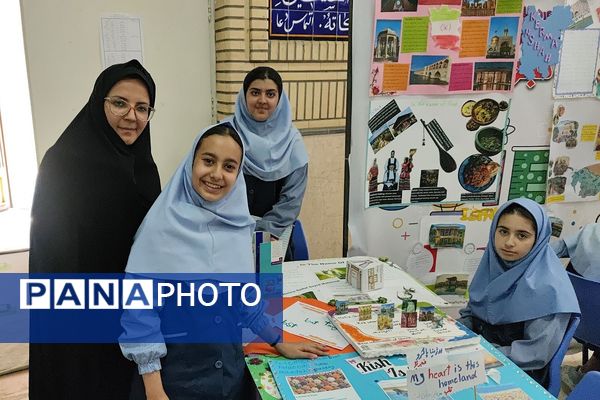 برگزاری نمایشگاه «افق‌های روشن» در دبستان حکمت ناحیه دو شهرری 