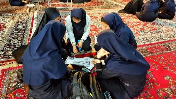 برگزاری لیگ جت دختران در مصلی بقیة اللّٰه شهرستان اشتهارد 