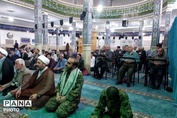 میعادگاه اقتدار و ایمان؛ طنین یاد شهدای والامقام در مصلی فیروزکوه