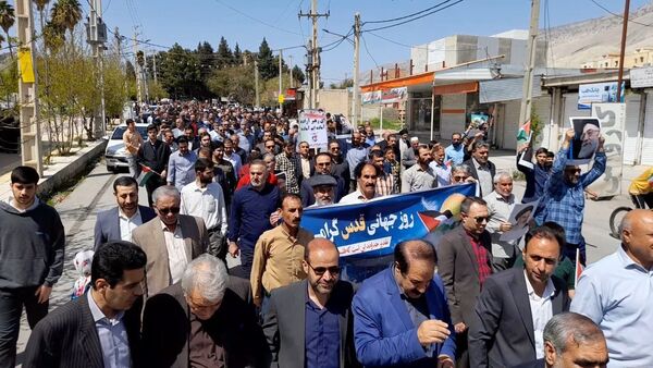 راهپیمایی روزجهانی قدس در شهرستان آبدانان 