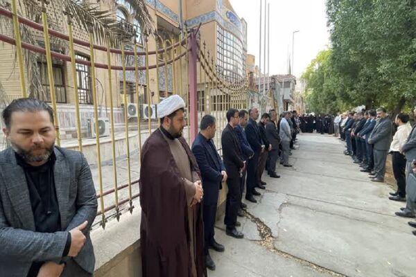 اجتماع ضدصهیونیستی فرهنگیان خوزستان در محکومیت ترور دبیرکل حزب‌الله لبنان