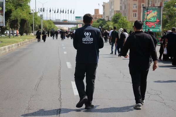 راهپیمایی دلدادگان حسینی در شهرستان سمنان