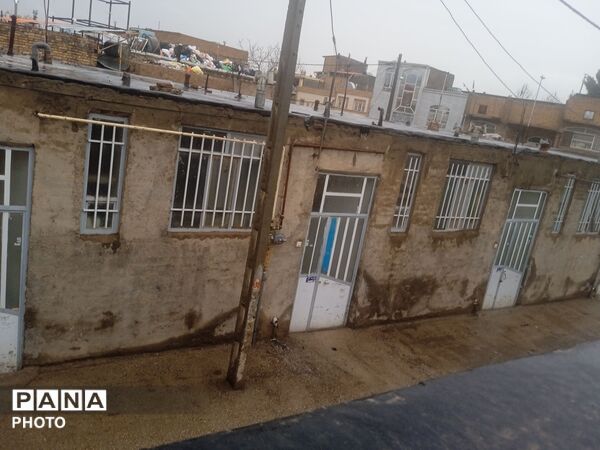 بارش باران بهاری در شهرستان نیشابور