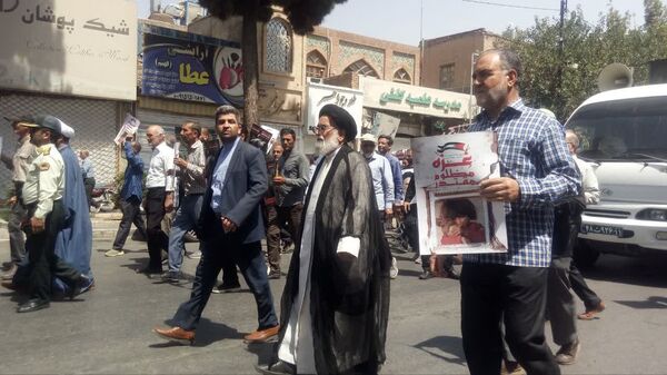 راهپیمایی مردم ولایت‌مدار نیشابور در پی ترور شهید اسماعیل هنیه 