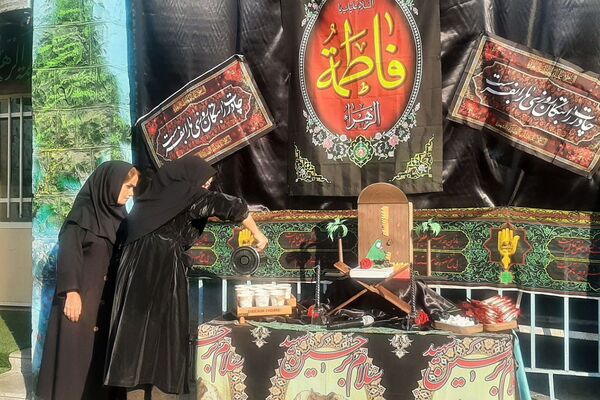 حزن فاطمی در دبستان حضرت ابوالفضل(ع) اسلامشهر 