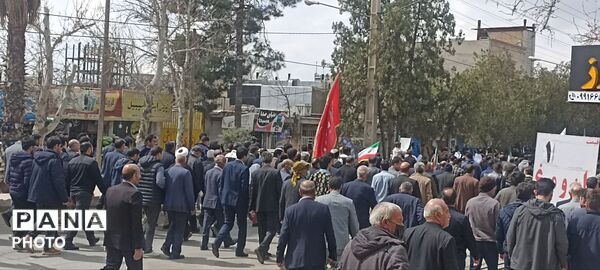 حضور مردم شهید پرور شهرستان کوهدشت در راهپیمایی روز جهانی قدس