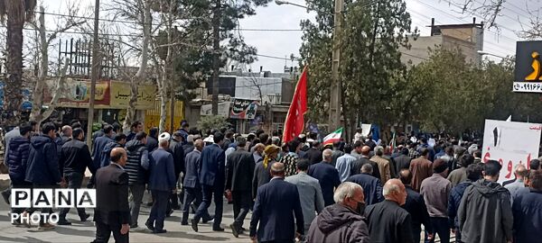 حضور مردم شهید پرور شهرستان کوهدشت در راهپیمایی روز جهانی قدس