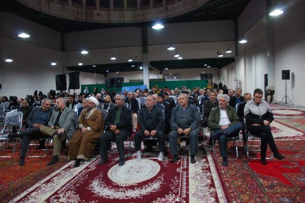 برگزاری مراسم یادبود شهید سید حسن نصرالله در مصلی قیامدشت ری یک
