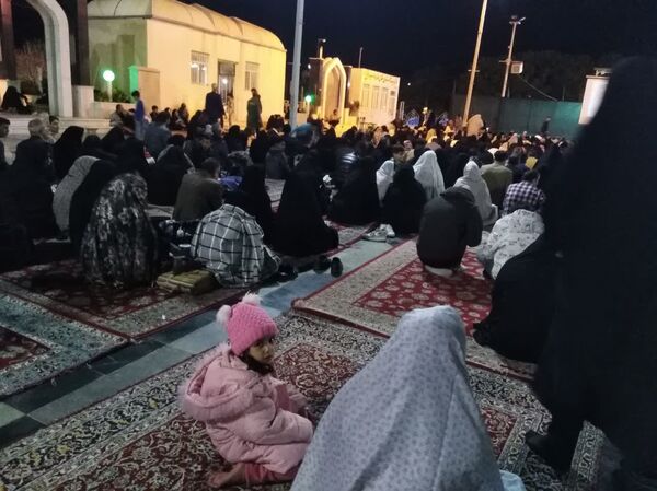 مراسم شب احیای بیست و سوم در امامزاده سیدمرتضی کاشمر