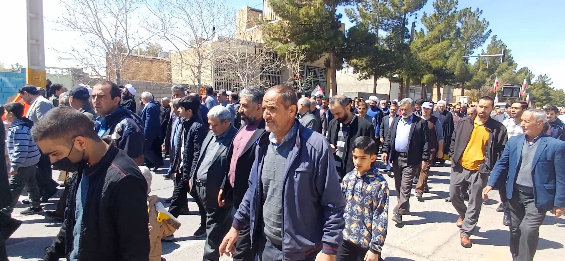 راهپیمایی روز قدس در شهرستان کوهپایه 