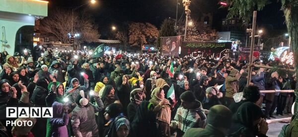 برگزاری مراسم سومین شب قدر و اقامه عزای رهبر شهید در شهر بجنورد