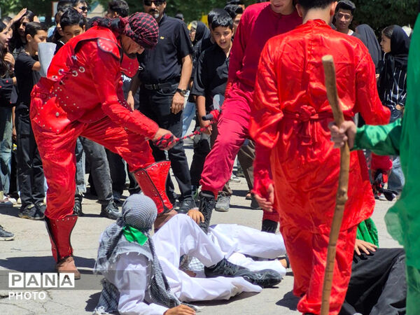 حضور مردم قادرآباد در آیین‌های عزاداری محرم