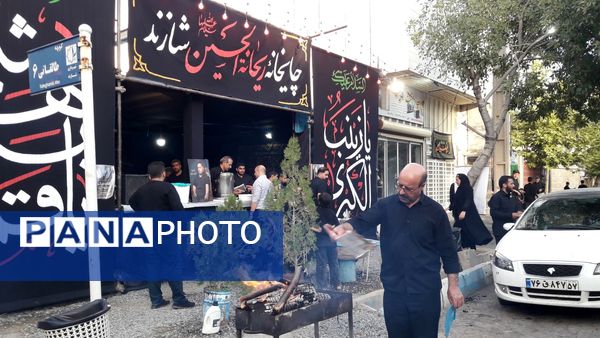 خدمت‌رسانی موکب ریحانه الحسین شهرستان شازند