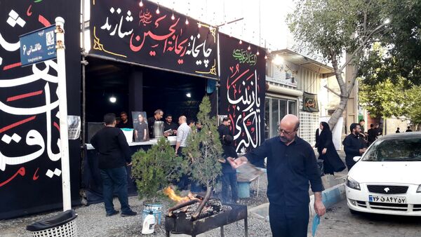 خدمت‌رسانی موکب ریحانه الحسین شهرستان شازند
