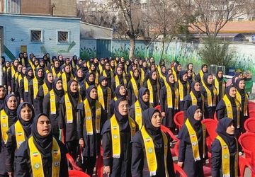 برگزاری همایش یاوران انقلاب در مدرسه حضرت ولیعصر(عج)