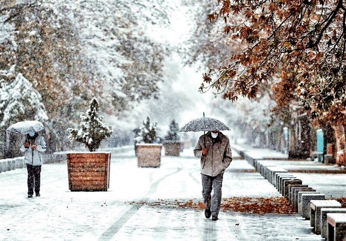 بارش برف در مناطق مختلف کشور