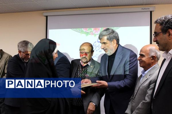 مراسم افتتاح هنرستان دخترانه ۱۸ کلاسه ربیعی در بروجرد 