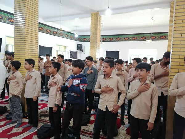مراسم ایام فاطمیه دوم در مدارس سندرک