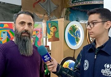 روایتی از نمایشگاه فرهنگی و هنری دانش‌آموزان اندیشه شاهد