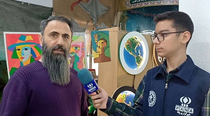 روایتی از نمایشگاه فرهنگی و هنری دانش‌آموزان اندیشه شاهد