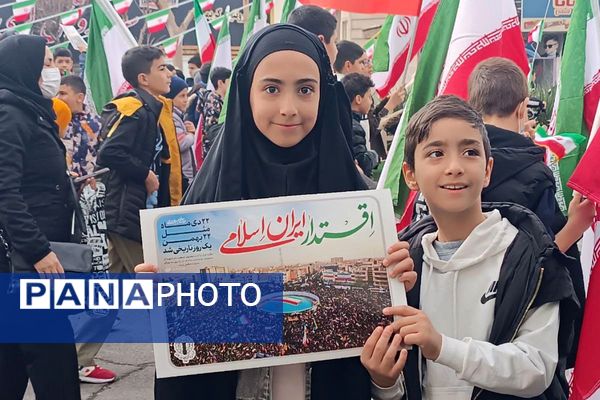 راهپیمایی باشکوه مردم قیامدشت در حمایت از آرمان‌های انقلاب