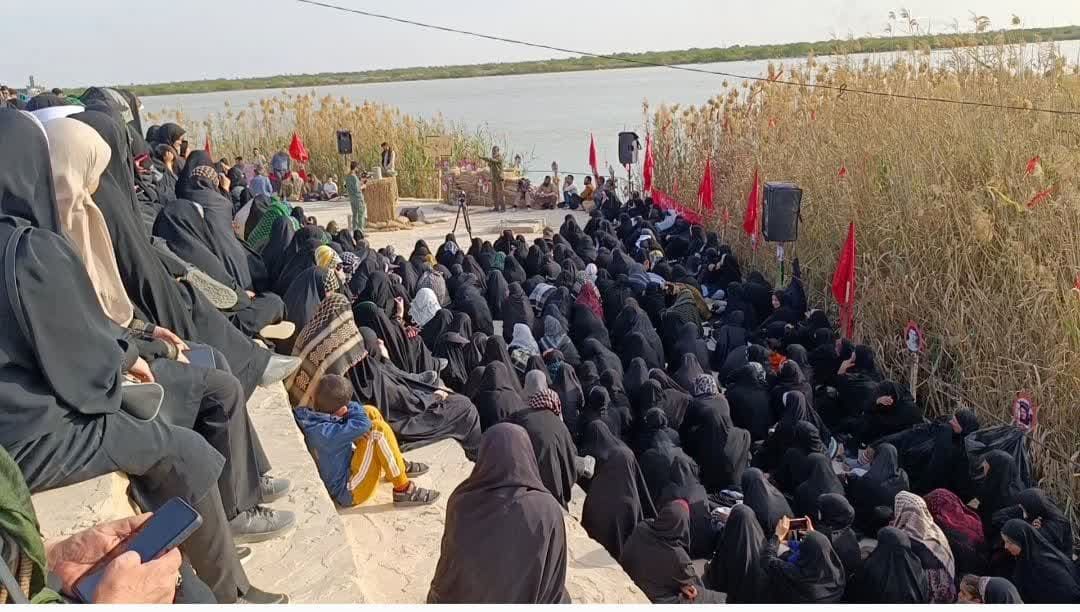 کاروان قرار شهدایی مسجد پل خواجو بندرعباس راهی سرزمین نور شدند/ فیلم