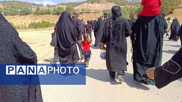پیاده‌روی جاماندگان اربعین حسینی در یاسوج