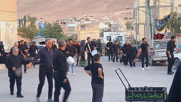 عزاداری باشکوه مردم شهر بن 