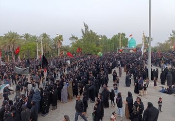 مراسم عزاداری تاسوعای حسینی در رودان